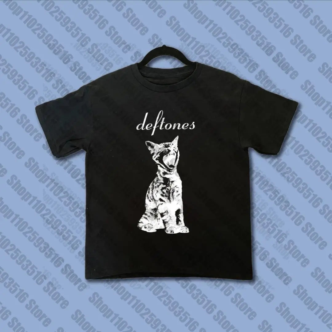 NU: Punk Y2K Baby Tee Short Sleeve Top Gothic Street T-shirt Women's Star Cat Print Black T-shirt Women's Summer Top Emo Rock Girls'