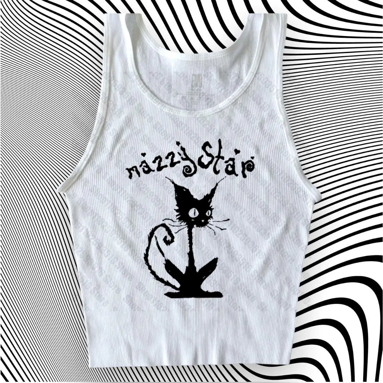 NU: Punk Y2K Baby Tee Short Sleeve Top Gothic Street T-shirt Women's Star Cat Print Black T-shirt Women's Summer Top Emo Rock Girls'